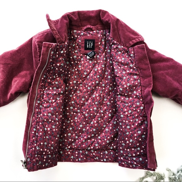 SOLD! 2Y Gap Velvety Mauve Coat - Picture 4 of 7